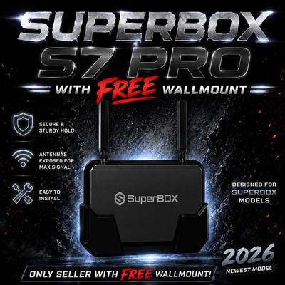 2026 SUPERBOX S7 PRO FREE WALLMOUNT! Same Day Shipping Match/Beat Anyone's Price