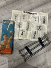 Vintage Spenby Chest Exerciser Expander 1960's 3 Springs Boxed with Chart   P785