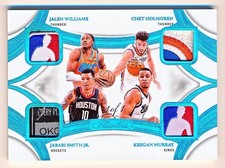 2024-25 Flawless Williams Holmgren Smith Murray Platinum Quad Patch #QPTWO (1/1)