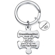 Granddaughter Keychain Gifts for Granddaughter Birthday Christmas