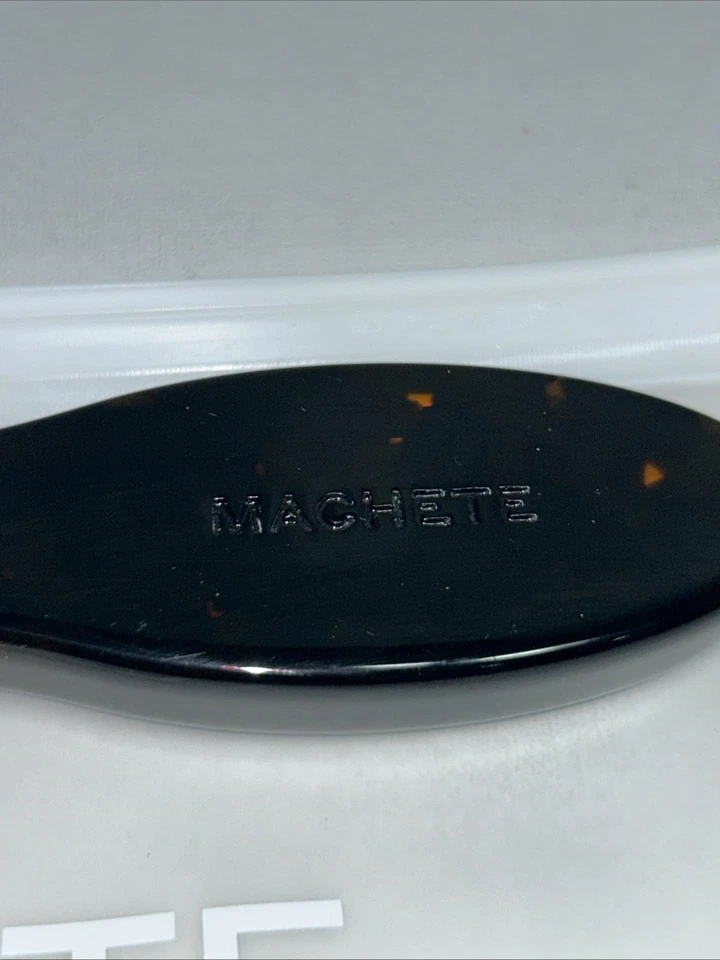 Nuevo Cepillo de Pelo Machete Grande Patrón Tortuga Oscura  Foto 2 de 4