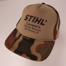 STIHL Larson's Mower Service Camo Trucker Hat Men's One Size