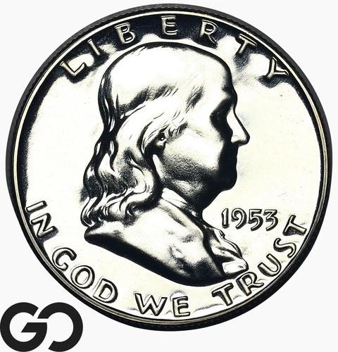 1953-P Franklin Half Dollar Proof — photo from the most recent tracked eBay sale