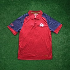 Colorado Avalanche NHL Reebok Men's Authentic Center Ice Maroon Polo Shirt