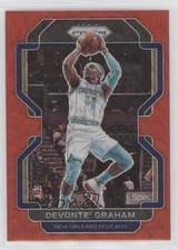 2021-22 Panini Prizm Ruby Wave Prizm Devonte' Graham #184 3a3