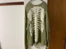Genuine KAPITAL 5G Cotton Knit BONE Crew Sweater