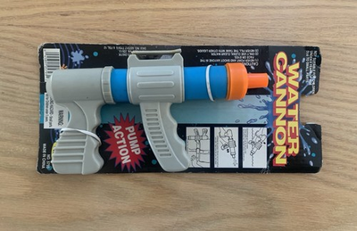 #ad Vintage Fisher Water Canon Water Gun Pump Action New Old Stock $12.99