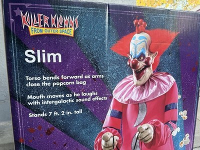 Spirit 7Ft 2  SLIM Animatronic KILLER KLOWNS Outer Space Clown Halloween Horror