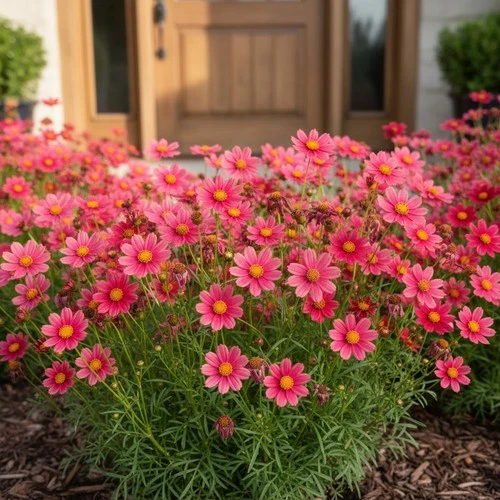 1000 Pink Coreopsis Seeds – Long-Blooming Tickseed for Garden Color