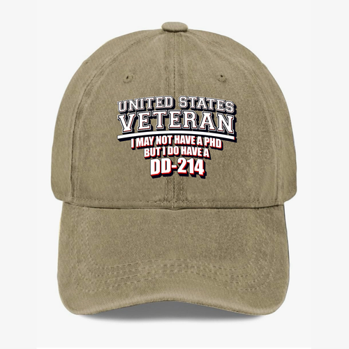 Baseballmütze DD214 Veteranen lustig Militär Humor US Veteran gewaschen verstellbar - Bild 1 von 19