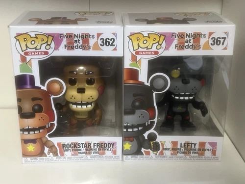 Funko Pop! Vinyl: Five Nights at Freddy's Lot Of 2, Lefty And Rockstar Freddy
