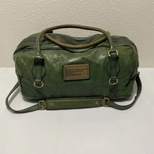 Marc by Marc Jacobs  Green Leather Boston Duffiel Bag