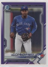 2021 Bowman Draft Chrome Purple Refractor 125/250 Orelvis Martinez #BDC-38 6u5