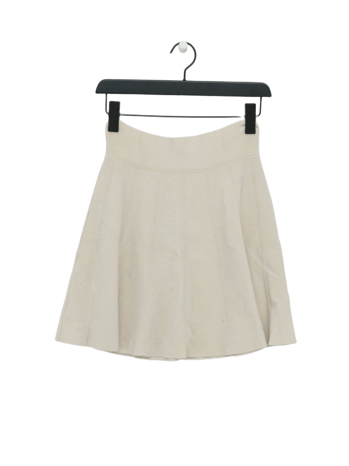 Wilfred Womens White Rayon Nylon Spandex A-Line Midi Skirt