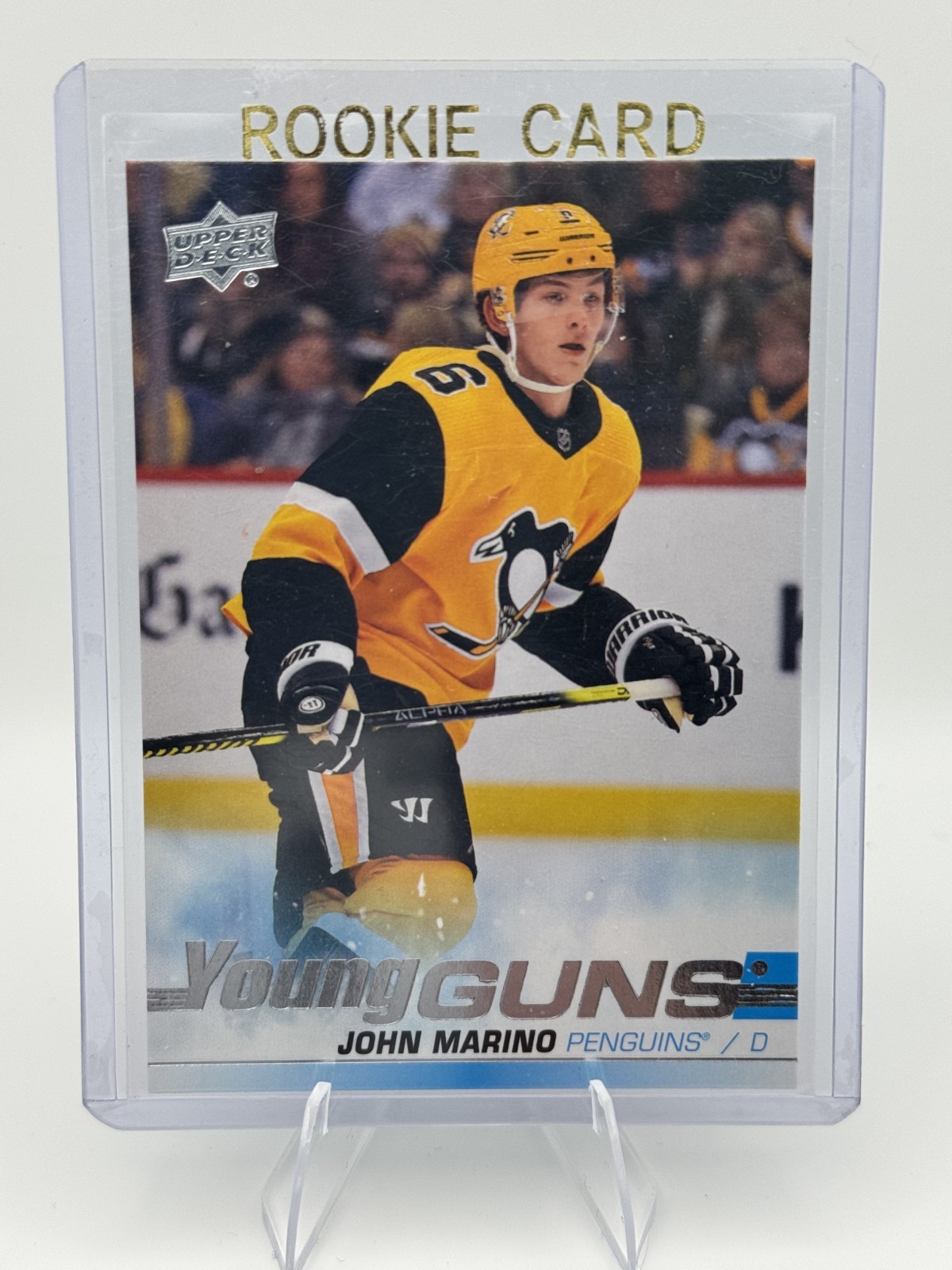 2019-20 Upper Deck Series 2 458 John Marino Young Guns RC Utah Mammoth