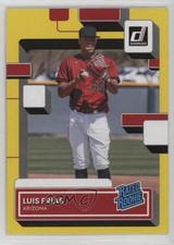 2022 Panini Donruss Rated Rookie Yellow Luis Frias #63 0q1p