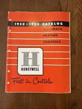 Vintage Honeywell 1952-1953 Catalog Automatic Heating Controls Advertising *READ