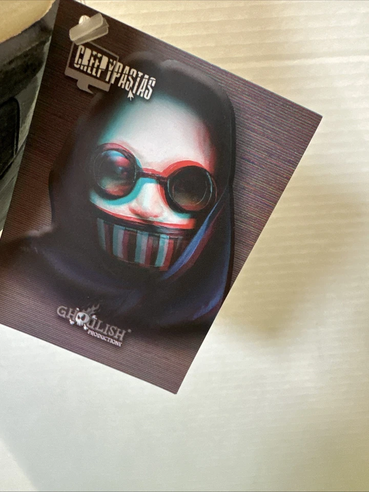 Ghoulish Productions Creepy Ticci Latex Face Mask Horror Halloween Cosplay - Image 3 of 4