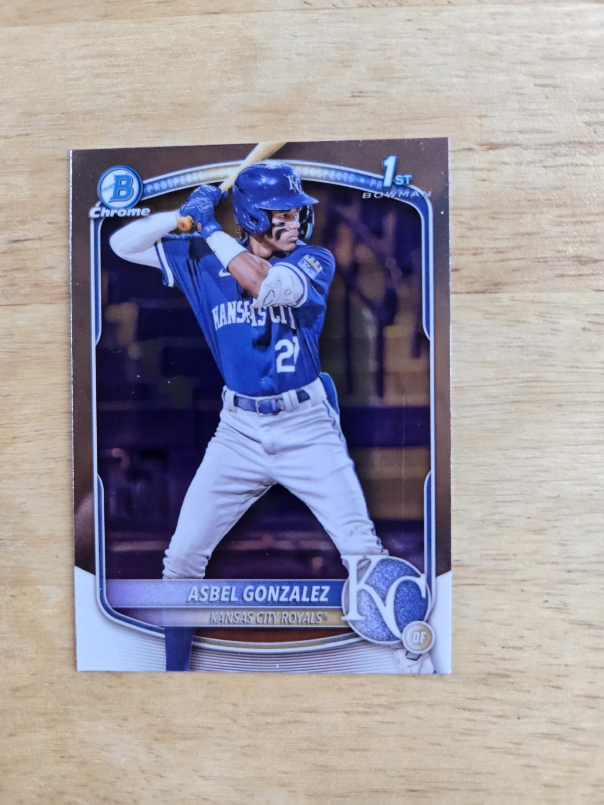 2025 Bowman Chrome Prospect Baseball #BCP-4 Asbel Gonzalez RC