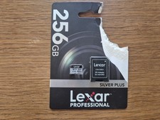 Lexar Silver Plus 256GB 205mb/S Micro SD Card UHS-I U3 V30 A2 4K Drone DJI