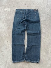 Lee Dungarees Jeans Mens 42x34 Blue Straight ...