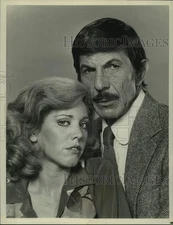 Press Photo Actor Leonard Nimoy with Actress - sap34492