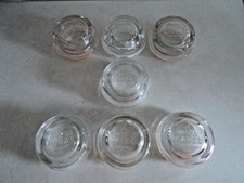 Glass Yankee Candle Company Jar Tops Covers Only Fits 14.5 OZ 22 OZ. Jars