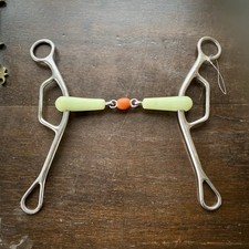 5.5” Happy Mouth American Gag Snaffle  Peanut Joint - Unused