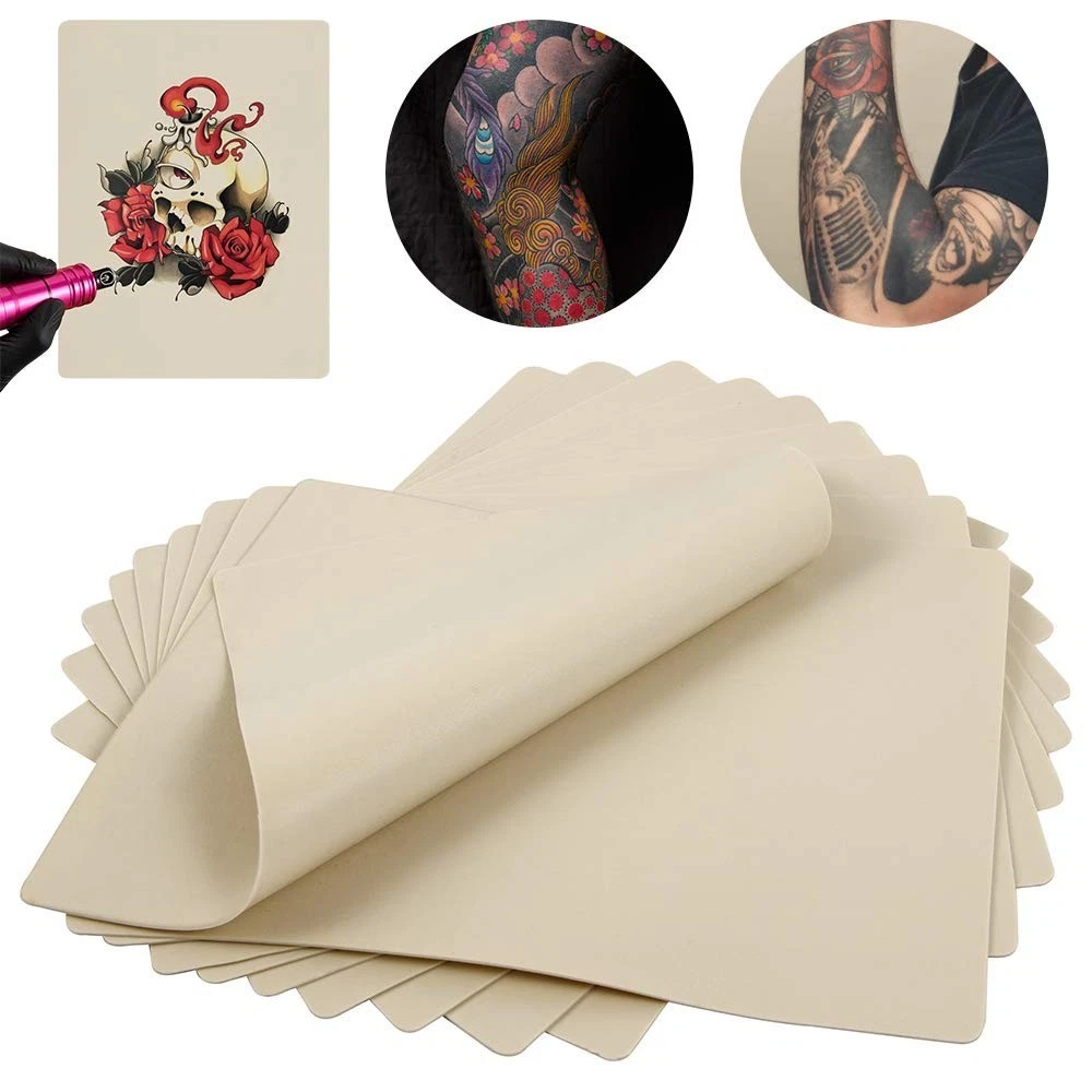 High-Quality 8'' x 6'' Tattoo Practice Skin - 15 Pieces for Realistic Training - product detail image 5