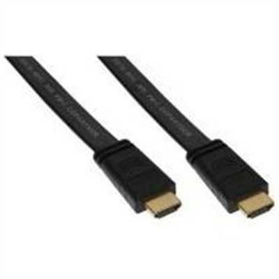 InLine HDMI Flachkabel - High Speed HDMI Cable with Eth # 17003F