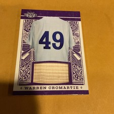 2025 Leaf Lumber BRONZE WARREN CROMARTIE JUMBO Bat Game Used Relic 1/5 Purple