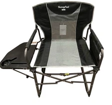 SUNNYFEEL Camping Directors Chair Heavy DutyOversized Portable Folding Chair