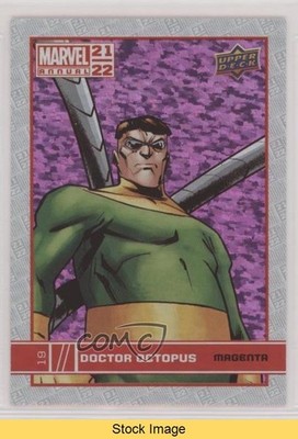 2021-22 Upper Deck Marvel Annual Magenta Dr Octopus Doctor Octopus #19 READ 00lu