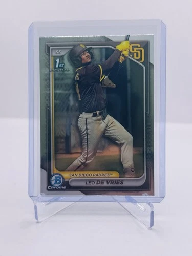 2024 Bowman Chrome - Leo De Vries (RC)- 1st Bowman Chrome 🔥 #BCP-179 ⚾️