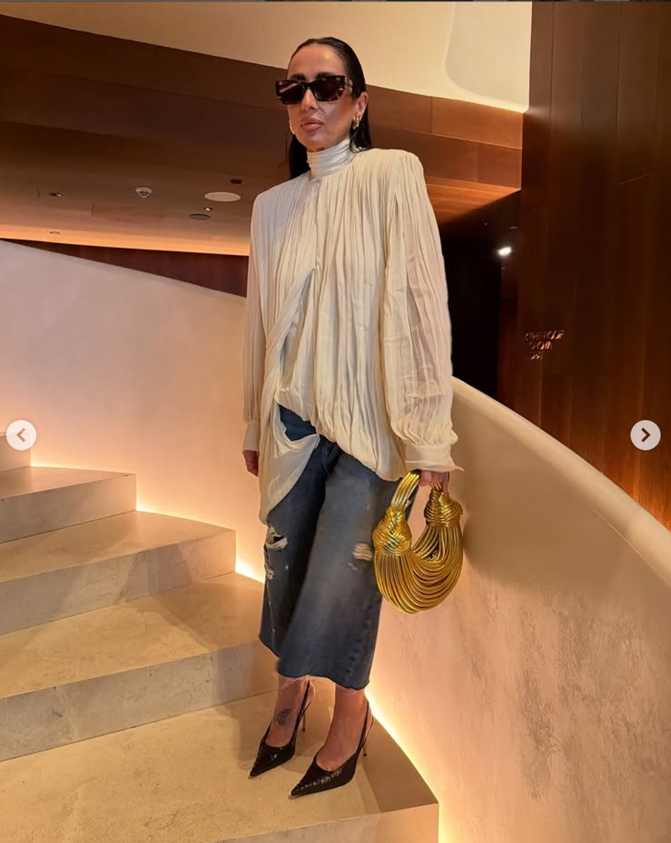 ZARA NEW WOMAN DRAPED SHOULDER PAD BLOUSE ZW LIMITED IVORY XS-L