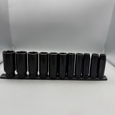 #ad Husky 1 2 In. Drive SAE 6 Point Impact Socket Set 11 Piece 7 16 1 1 16 $70.00