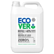 x2| Ecover| Sensitive Washing Up Liquid- ZERO % Fragrance/Colouring- 5L 5.00 per litre