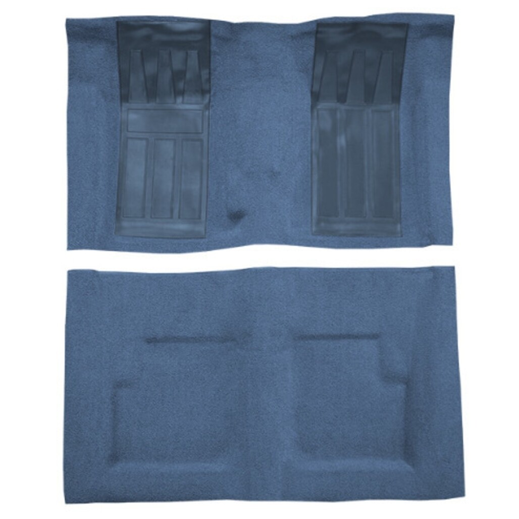 Carpet for 70-71 Ford Torino GT 2DR Convertible 4spd w/2 Med Blue Inserts
