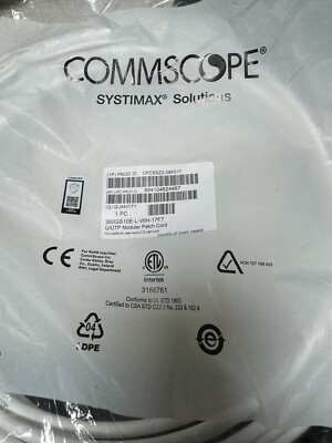 Commscope Modular Patch Cord 360GS10E-L-WH-17FT