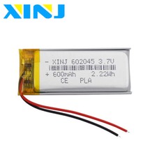 3.7V 600mAh Li-Ion Rechargeable Battery for GPS, MP4 - 2.22Wh 602045