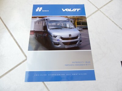 Neman Intercity Bus 420224-511 Volat Brochure Catalogue Leaflet Prospectus
