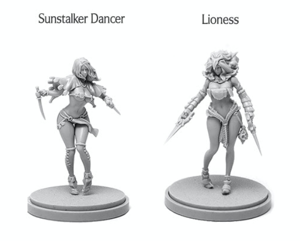 Kingdom Death : Femme Visionnaire En Résine – Édition Limitée 271/500, OOP, Rare