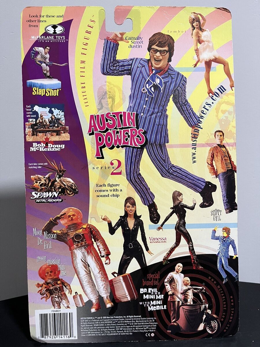 1999 McFarlane Toys Austin Powers FEMBOT Feature Film 1999 McFarlane Toys Austin Powers FEMBOT Feature Film
