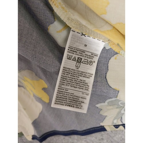 Gap Floral Print Dress Smocked Back Sleeveless Casual Sundress Size M - Picture 8 of 11