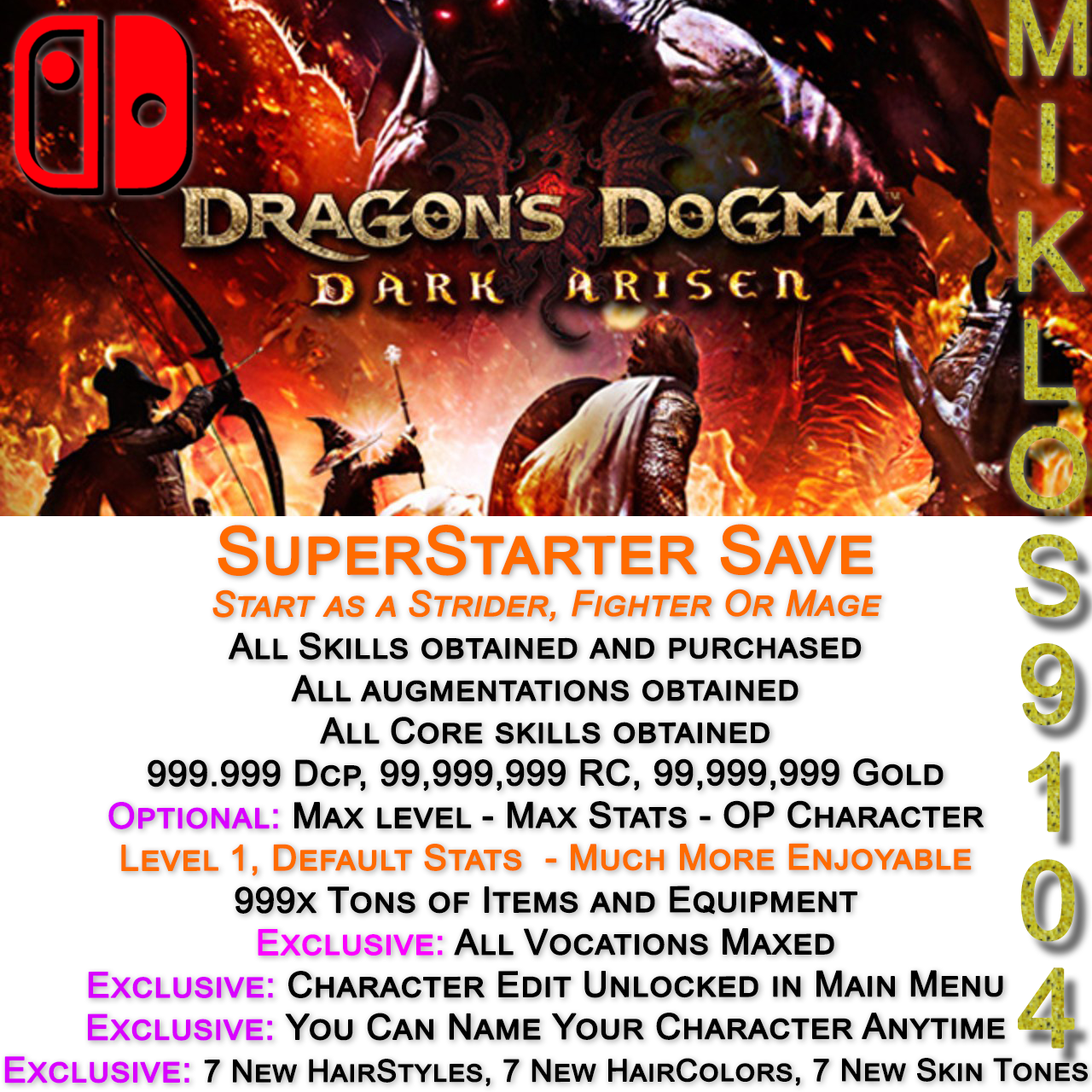 Dragon's Dogma: Dark Arisen - Nintendo Switch