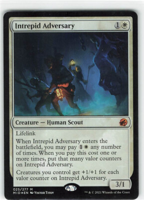 Intrepid Adversary - Innistrad: Midnight Hunt (MID) - Foil - NM