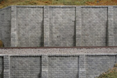 Monroe Models ~ HO Scale ~ New 2024 ~ Retaining Wall Cut Stone ~ 2 Pcs ~ 106