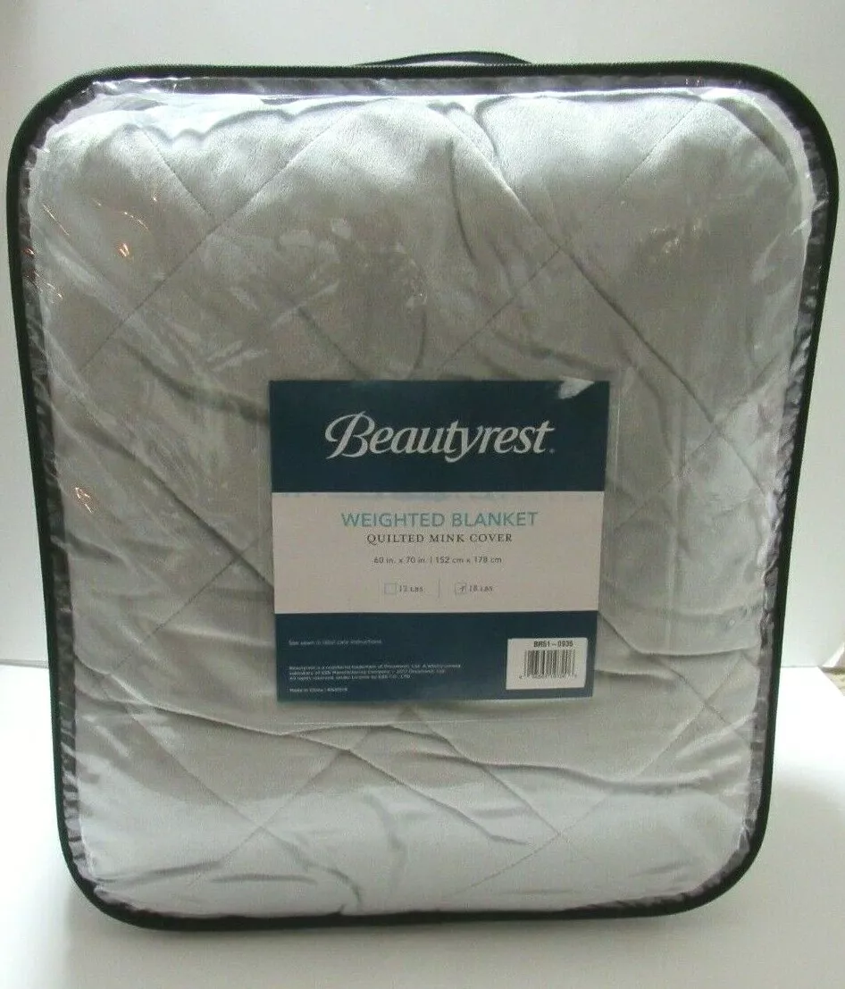 Beautyrest luxury online quilted weighted blanket