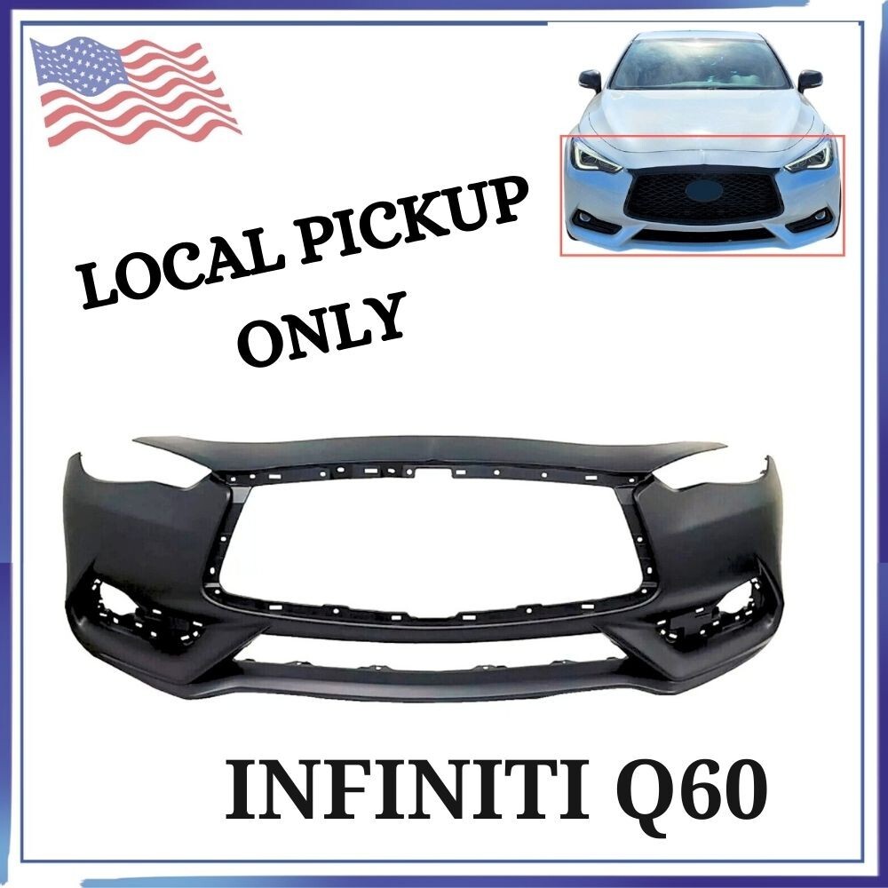2017-2022 Infiniti Q60 Front Bumper Cover 62022-5CA0H Available for Local Pickup