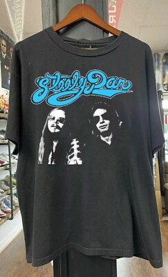 Steely Dan Band Black Short Sleeve Cotton T-shirt Unisex S-5XL For Men WomKK1369